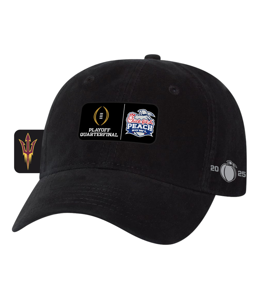 2025 Chick-fil-A Peach Bowl Arizona State Black Cap