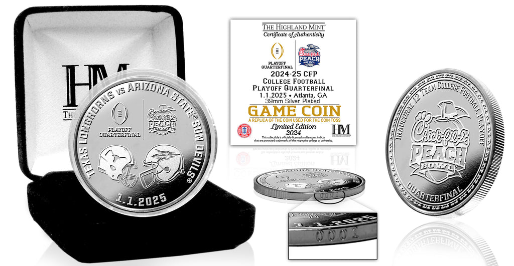 2025 Chick-fil-A Peach Bowl 39mm Game Coin